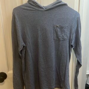 Vineyard Vines hooded Edgartown Tshirt, blue